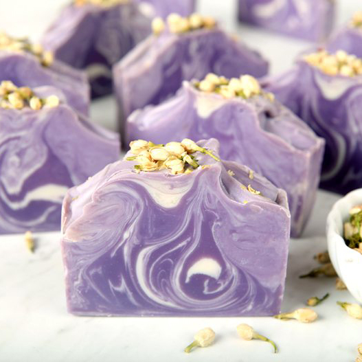 Swirled Orchid Soap Project image number null